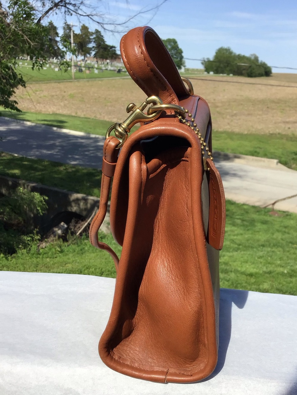 Coach British Tan Regina Crossbody Bag 9983 - Picture 5 of 15